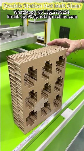 How to Glue Honeycomb Boards with Double Station Hot Melt Gluer?