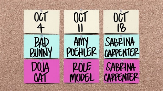 'Saturday Night Live' reveals Bad Bunny, Amy Poehler, Sabrina Carpenter as 51st season's first hosts