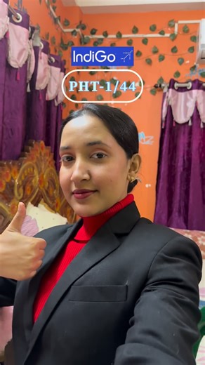 Mahanuja Shaikh on Instagram: "PHT- 1/44✈️ . . . Indigo, airline, cabin crew, aviation, aviation industry, uniform, indigo airline cabin crew, cabin crew indigo, flight attendant, Qatar Airlines, Qatar Airways, emirates, indigo airlines cabin crew, indigo airline aspiring flight attendants, SpiceJet Airlines, SpiceJet Airlines cabin crew, ground staff interview, SpiceJet Airlines ground staff interview , international airline, international cabin crew . . . . . . . #cabincrewjourney #cabincrewpr