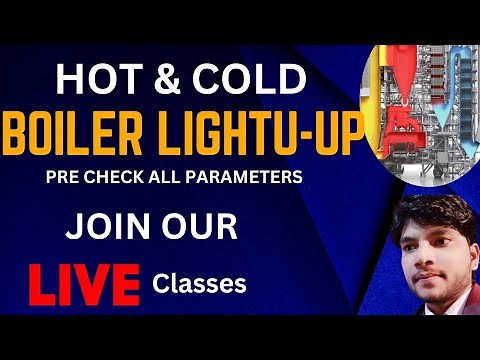 BOILER LIGHT-UP PROCEDURE// Hot and cold startup//Boiler check list // warm and normal startup//