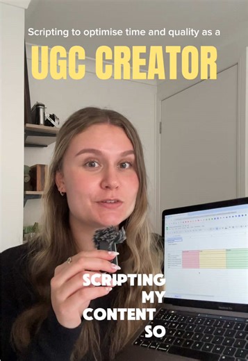 How to optimise your scripting to save you time and quality as a creator!! 💻 I am obsessed with my new scripting format. I would love to hear how you script? Let me know below 👇🏼 #ugccreator #ugcscripting #scriptwriting #ugccreatoradmin #ugctips