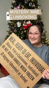 Mystery MRE unboxing! • #mre #mealreadytoeat #unboxing