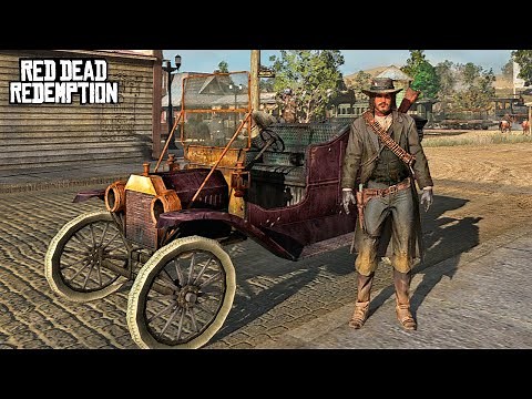 Jack Marston Driving Car in Blackwater | Red Dead Redemption Mods