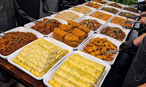 25种韩食无限续吃9千韩元！韩国超高性价比家庭式自助餐_哔哩哔哩_bilibili