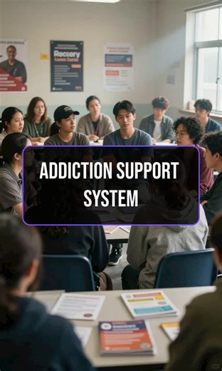 Addiction Support System An effective addiction support system is crucial for a successful recovery journey, providing comprehensive support to individuals navigating challenges. This vital support network, encompassing friends, medical providers, and peer groups, is fundamental in overcoming substance abuse and maintaining long-term sobriety. Understanding and utilizing available therapy and addiction help resources are key to rebuilding lives and fostering lasting health. #AddictionSupport #Re