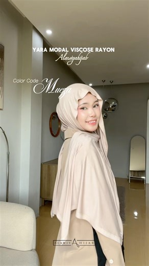 Harus tetep jaga mood🥹 Yg aku pake Yara Modal Viscose Rayon Color Code: Mueza #alawiyahijab