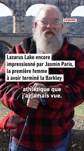 360K views · 3.4K reactions |  Lazarus Lake évoque Jasmin Paris, devenue la première femme à terminer la redoutable Barkley ! Un exploit monumental dans l’une des courses les plus extrêmes du monde ! | L'EQUIPE | Facebook