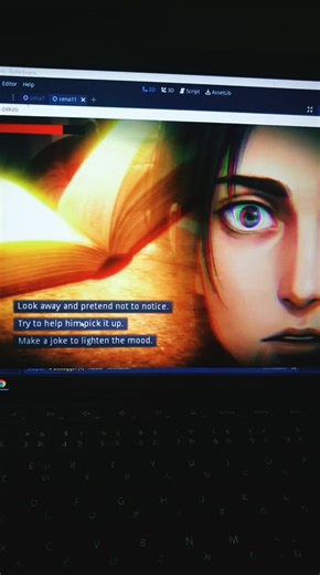 1- Dark as Hell: Origins // Nintendo Switch, PC, Android #godot #visualnovel #darkashell #indiegame