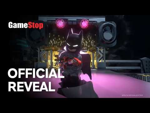 gamestop lego batman legacy dark knight 2026 bat‑mite reveal trailer