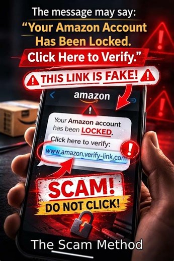 Amazon Scam Alert — Do NOT Click This Message Today