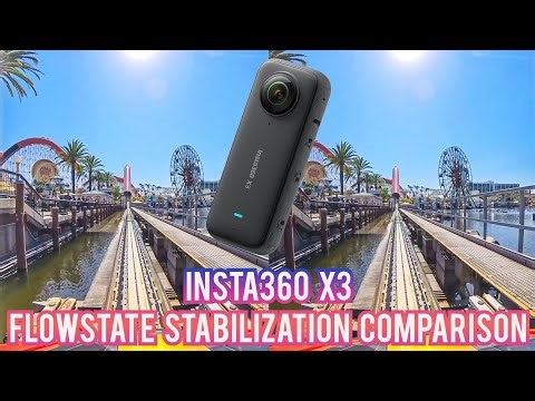 Insta360 X3 FlowState Stabilization Comparison on the Indredicoaster - Disney California Adventure