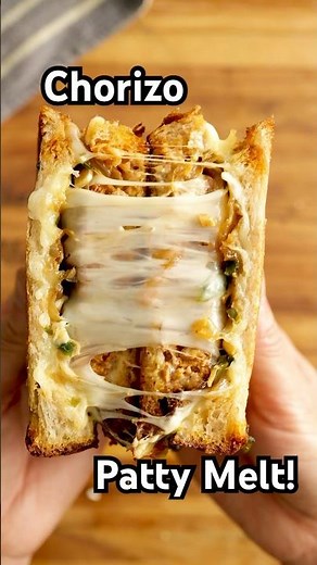 You need this. Chorizo Patty Melt recipe in the description #shorts #recipe