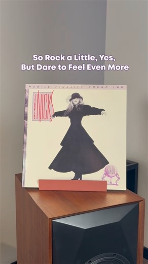 So, Rock a Little, Yes, but Dare to Feel Even More 💜🎶 Stevie Nicks’ Rock a Little is now available on vinyl and SACD. Spinning on the MoFi Electronics MasterDeck, pressed at Fidelity Record Pressing LP: https://vynl.me/8ok SACD: https://vynl.me/moq | Mobile Fidelity Sound Lab