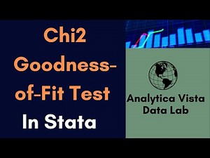 62. Chi Squared Goodness of Fit Test in Stata