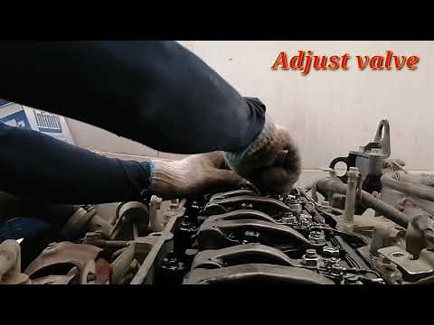 Engine Tune Up or Adjust Valve ISUZU 4HK