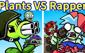 Friday Night Funkin': Plants VS Rappers FULL WEEK ALPHA + Cutscene