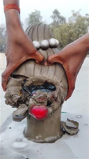 hanuman ji mitti murti makings/hanuman ji face making#shorts #video#making#shorts