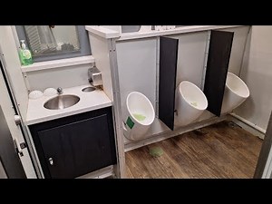 Temporary Restroom at Walmart