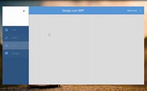 C# WPF UI _ Navigation Drawer & PopUp Menu