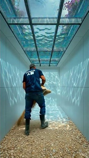 I Built A Hidden Secret Room Under a POOL ( Luxurious Underground Build)