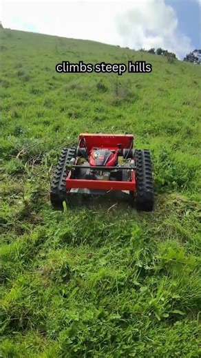 Wondering What the RC Tracked Mower Can Handle? #shorts