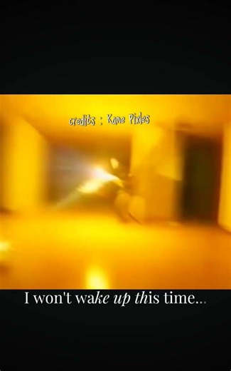 I won't wake up this time. | Kane Pixles.