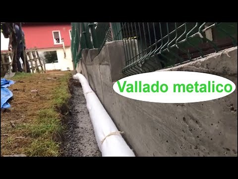 Como instalar vallado metalico🚧 panel rigido Hercules ? Montaje verja-panel-malla electrosoldada.