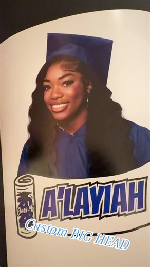 Custom BIG HEAD Designs for Graduation Celebrations