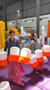 Water Jug Manufacturing #WaterJug #FactoryProcess #SatisfyingProduction