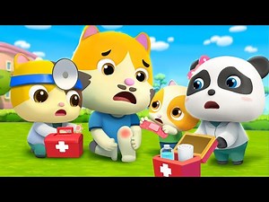 Daddy Got a Boo Boo | Doctor Cartoon | for kids |  BabyBus Nursery Rhymes & Kids Songs - Videos For Kids