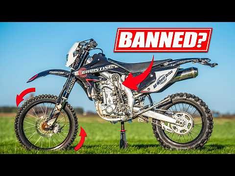 Riding the MAGIC 2-Wheel Drive Dirt Bike!