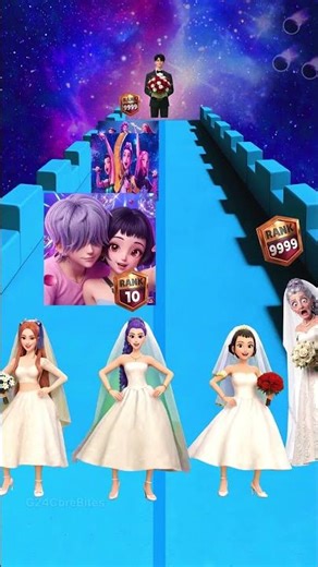 Team Young Rumi vs Team Old Rumi in the continuous dancing challenge to reach rank 9999!