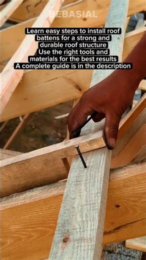 How to Install Roof Battens Correctly