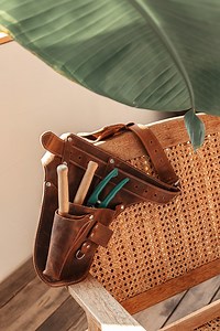 Farmer Tool Bag Personalized Leather Garden Florist Tool Belt - Etsy