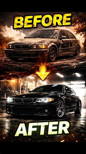 Dead BMW Restoration – From Junk to Luxury CarThis Old BMW Was Trash… Now Look At It! 😱