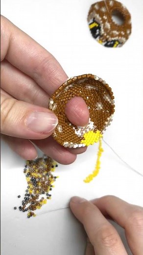 Beaded Hawk Pattern - DIY Hawks Ornaments Seed Bead Animals & Birds Patterns