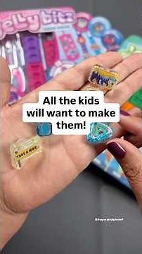 Making our own shoe charms! #croccharms #crocs #jellybitz
