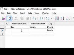 How to create a form in Libre Base Data Base‪@COMPUTEREXCELSOLUTION‬