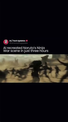 AI / Tech Updates | This is what AI looks like right now. AI recreated iconic battles from the Fourth Great Ninja War in Naruto Shippuden using ByteDance’s... | Instagram