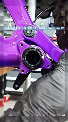 DIY MTB P1 Assembly Step 7: Chainset & Crankset Installation.#icancycling #p1