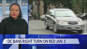 DC banning right turn on red starting January 1