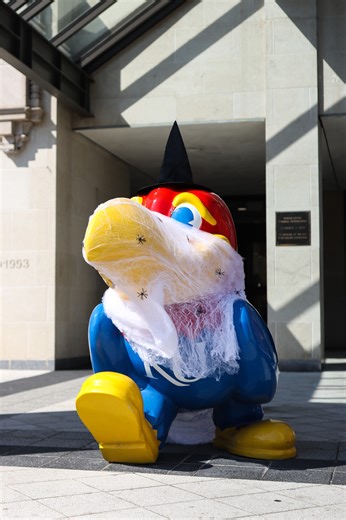Things are getting pretty spooky here at the Union!👻🎃 Happy October!🧡 #KUUnion #Spooky #Halloween #UniversityofKansas | KU Memorial Union