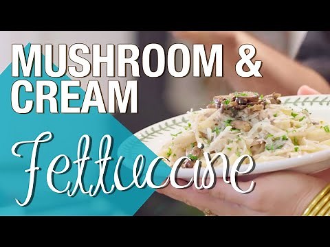 Creamy Mushroom Fettuccine - Classic Italian Recipe