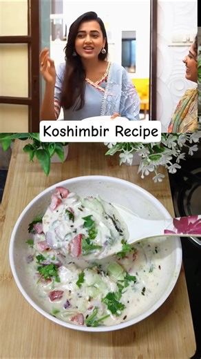 Tejasswi Prakash’s Favourite Koshimbir Recipe | Quick & Healthy Maharashtrian Recipe #shorts #viral