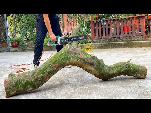 Amazing Special Rustic Woodworking Ideas // Unique and Extremely Sturdy Table Ever