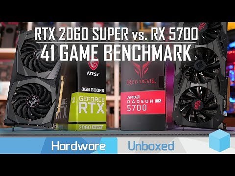 GeForce RTX 2060 Super vs. Radeon RX 5700, Mega 1440p/1080p Benchmark