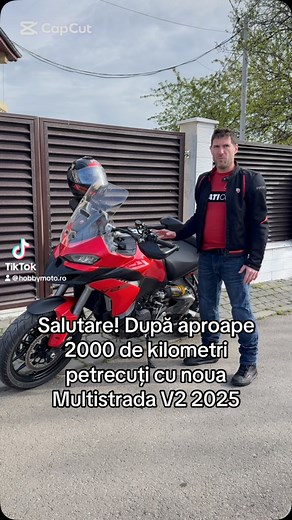 300 reactions · 8 comments | Un test de 2000 km, drumuri drepte de câmpie sau curbe strânse de munte, de la 5 grade la 25, cu un soare strălucitor sau pe o ploaie torențială, pe o șosea impecabilă sau un drum pietruit de munte… Ducati Multistrada V2S MY 2025 - o motocicletă care se comportă senzațional, în orice condiții. #hobbymoto #ducati #ducaticonstanta #motorcycle #multistrada #ducatimultistrada #multistradav2 #motolife #ride #testride | Hobbymoto | Facebook