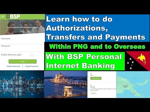 Personal Internet Banking BSP - Authorizations, Transfers and Payments FAQs