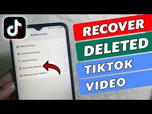 How to Recover Deleted video on TikTok - Full Guide