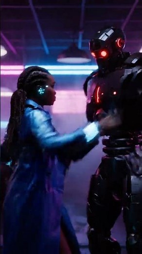 Humanoid Woman in Sleek Trench Coat | Cyberpunk Infiltration Reveal 4K #robot #ai